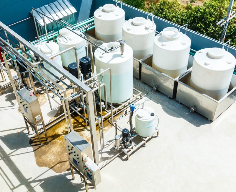 Grey water treatment plant
