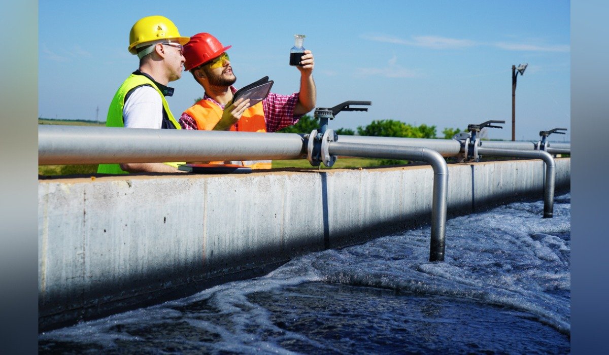 Water treatment process line